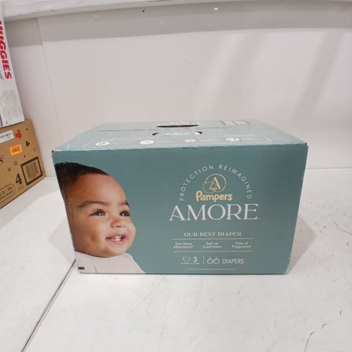 66PK PAMPERS AMORE MOST ABSORBENT AND BEST DIAPER - SIZE 3 - WHITE image 2