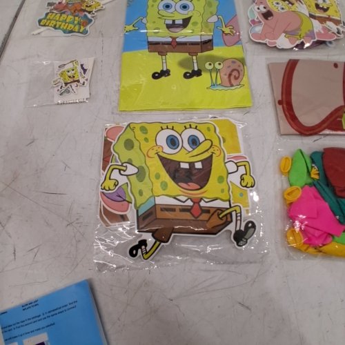 SPONGEBOB BIRTHDAY PARTY DECORATIONS KIT - ASSORTED image 2