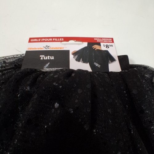 GIRL'S WAY TO CELEBRATE! SEQUIN TUTU - SMALL/MEDIUM - BLACK image 4