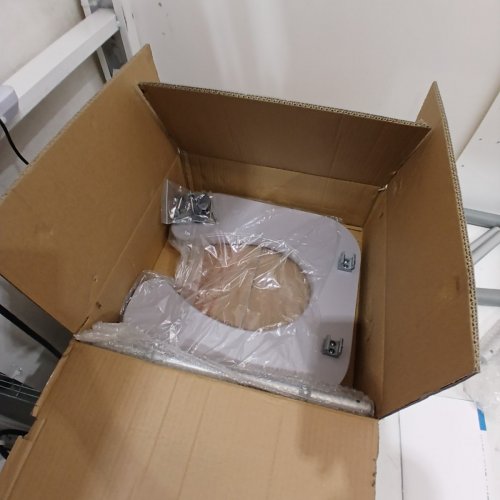 GARVEE RAISED TOILET SEAT WITH HANDLES - 350LBS CAP - GREY (MODEL: PHO_OXTFKT95) image 2