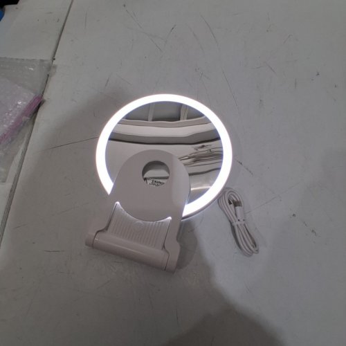 AUXMIR LED LIGHTED DOUBLE-SIDED MAKEUP MIRROR - 1X/20X MAGNIFICATION; 3 LIGHT COLORS (MODEL: BM-2403) image 3
