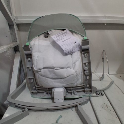INGENUITY 3-IN-1 KEEP COZY GROW WITH ME VIBRATING BABY BOUNCER, ROCKER & CHAIR - 40LBS CAPACITY - WEAVER THEME GREY/WHITE/GREEN (MODEL: ‎8731) image 5