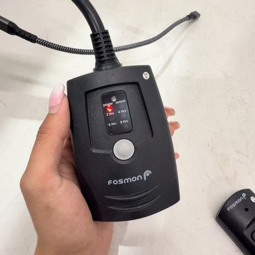 FOSMON OUTDOOR TIMER OUTLET WITH REMOTE CONTROL - BLACK image 2