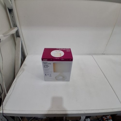ANKO DONUT TABLE LAMP - 5" X 4.75" X 11" - WHITE (MODEL: 50706717) image 4