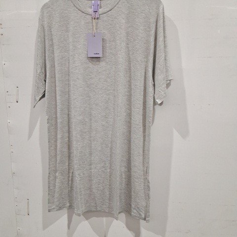 WOMENS MELLOW OVERSIZED COOLING PAJAMA SHIRT - EXTRA LARGE - GREY image 2