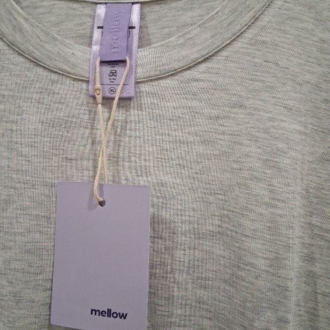 WOMENS MELLOW OVERSIZED COOLING PAJAMA SHIRT - EXTRA LARGE - GREY image 3