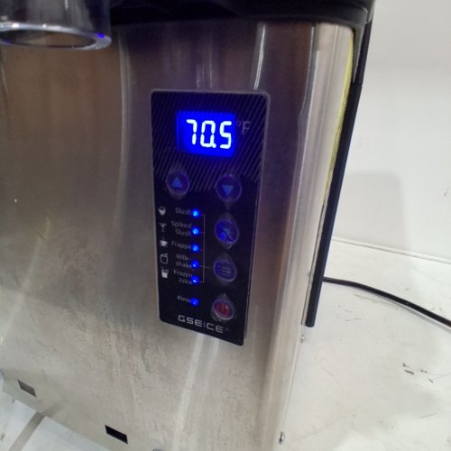 GSEICE DUAL-BOWL SLUSH MACHINE - 4 L X 2, 120 V, 400W, 12.6" X 19.3" X 21.5" - BLACK / SILVER (MODEL: RLZ4X2) image 2