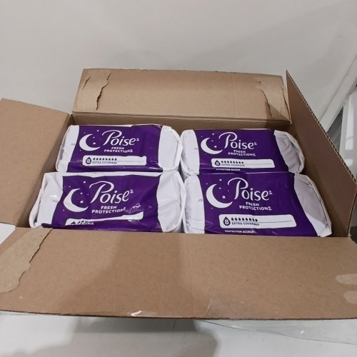 96PK POISE OVERNIGHT EXTRA COVERAGE INCONTINENCE PADS - LONG LENGTH (8) image 3