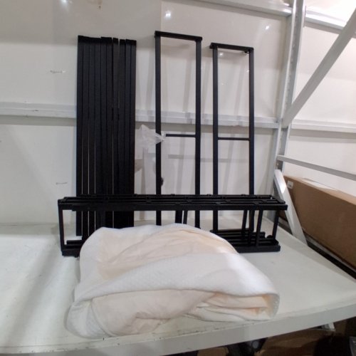 AMAZON BASICS SMART BOX SPRING BED BASE - TWIN - 9" - BLACK / WHITE image 2