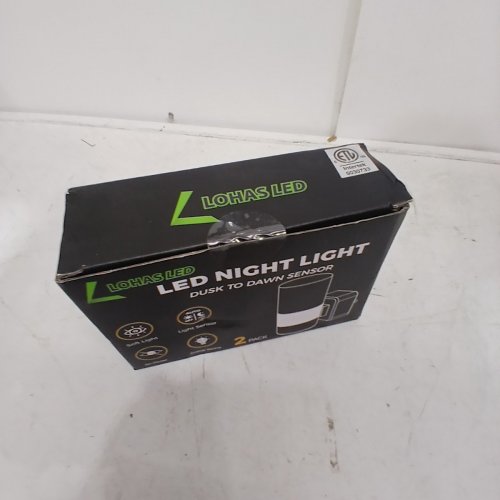 2PK LOHAS LED PLUG IN NIGHT LIGHT - BLACK image 3