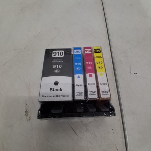 INK CARTRIDGE SET FOR HP 910XL PRINTER - BLACK/YELLOW/MAGENTA/CYAN image 2