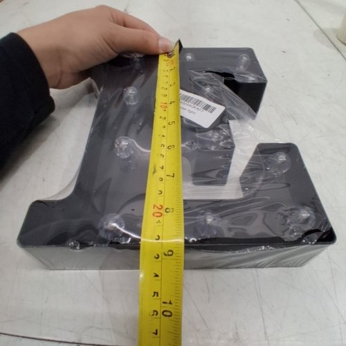 LIGHT-UP LED MARQUEE LETER "E" - 9" - BLACK image 4
