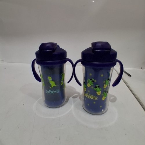 2PK DR. BROWN’S MILESTONES INSULATED STRAW CUP image 2