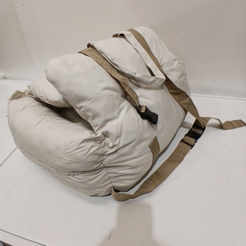 JACKO & CO PREMIUM DOG CAR SEAT SAFE & COZY TRAVEL BED CARRIER FOR SMALL DOGS & CATS - BEIGE image 4