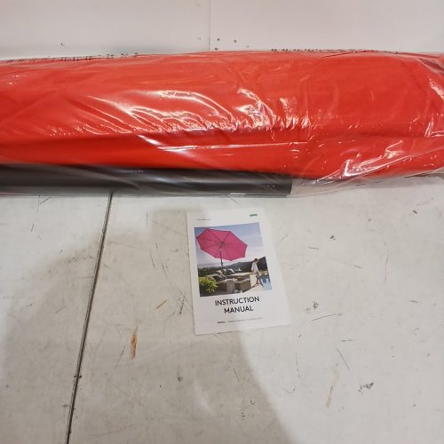 JEAREY OUTDOOR PATIO UMBRELLA - 9FT - ORANGE (MODEL: A012-002-009) image 5
