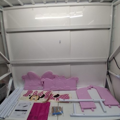DELTA CHILDREN MINNIE MOUSE TODDLER BED - 53.54" X 30.32" X 23.23" - PINK (MODEL: BB81540MN) image 2