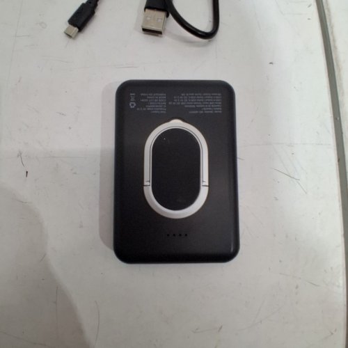 MERKURY MAGNETIC WIRELESS CHARGER WITH 5000MAH POWER BANK - BLACK (MODEL: MIC-MWP01) image 5