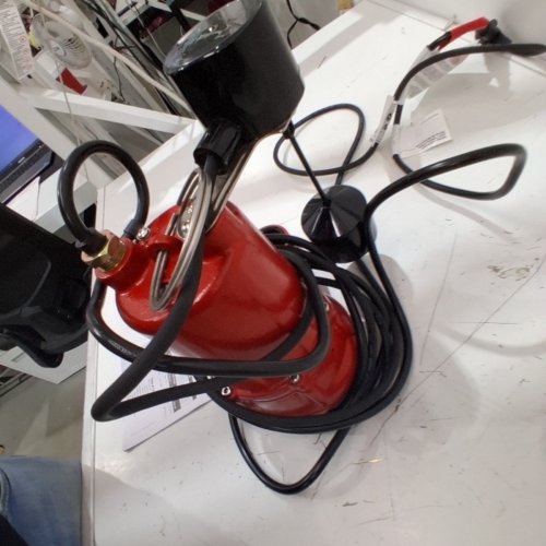 RED LION CAST IRON SUMP PUMP 115V 1/3HP 3350GPH W/ VERTICAL SWITCH - RED (MODEL: RL-SC33V) image 5