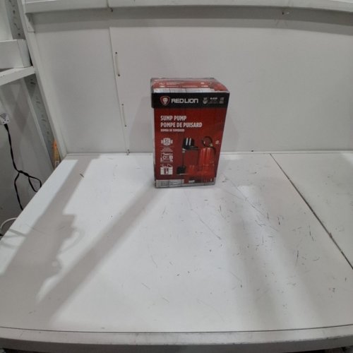 RED LION CAST IRON SUMP PUMP 115V 1/3HP 3350GPH W/ VERTICAL SWITCH - RED (MODEL: RL-SC33V) image 6