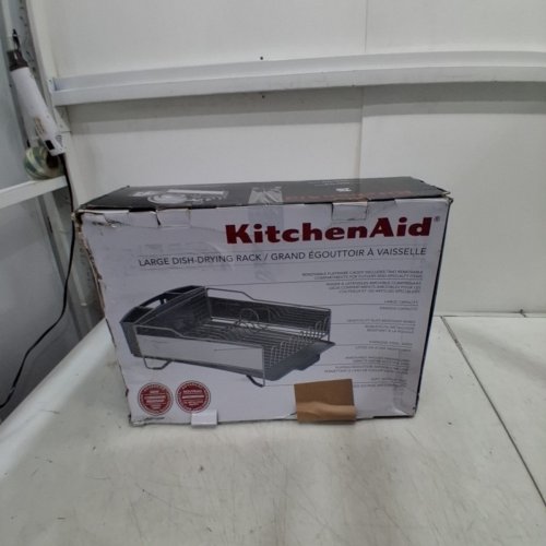 KITCHENAID FULL-SIZE DISH DRYING RACK - 20" X 15" - GREY (MODEL: KNS896BXGRA) image 4