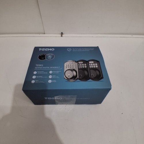 TEEHO KEYPAD DIGITAL DEADBOLT LOCK - SATIN NICKEL (MODEL: TE001) image 6