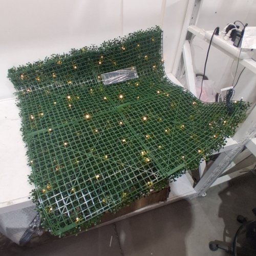 ARTIFICIAL BOXWOOD HEDGE WITH LIGHTS - 40" X 40" - GREEN (MODEL: BOXWOOD400) image 2