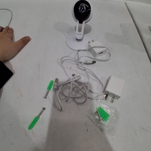 MERKURY SMART WI-FI INDOOR CAMERA 1080P HD - WHITE - (MODEL: MIC-CW248-199W) image 7