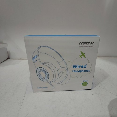 KID'S MPOW WIRED HEADPHONES - PINK/WHITE (MODEL: BH297B) image 3