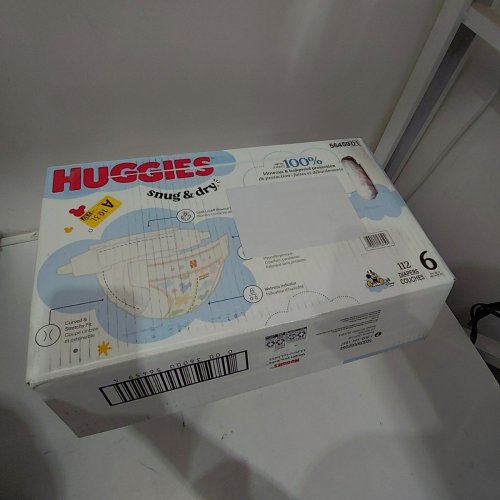112PK HUGGIES SNUG AND DRY DIAPERS - SIZE 6 (OVER 112LBS ) - DISNEY BABY MICKEY MOUSE (MODEL: 56459) image 2