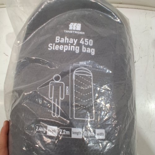 TANSTRIDER ADULT WATERPROOF COLD WEATHER CAMPING SLEEPING BAG - 86" X 31" - 5.3LBS - DARK GRAY (MODEL: KJFCC43011357-US01) image 2