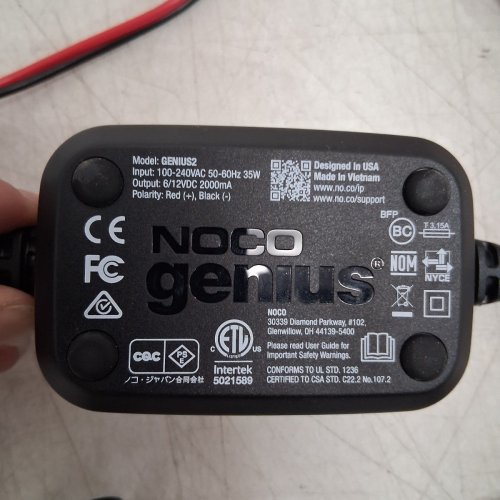 NOCO GENIUS 2 BATTERY CHARGER & MAINTAINER - 6V & 12V - 2A - BLACK image 5