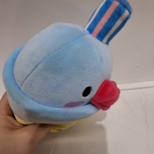PUCHI GUMI BOBA TEA BIRD PLUSH - 7" - BLUE/YELLOW/PINK image 3