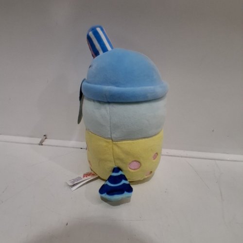 PUCHI GUMI BOBA TEA BIRD PLUSH - 7" - BLUE/YELLOW/PINK image 4