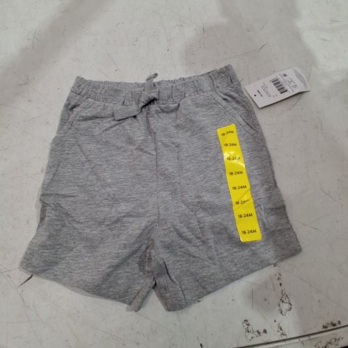 BOY'S GEORGE DRAWSTRING JERSEY SHORTS - 18-24M - GRAY (STYLE: GRS63171IB) image 2
