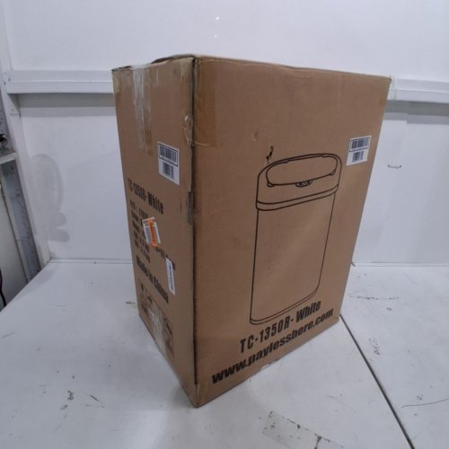 BESTOFFICE AUTOMATIC TOUCH FREE KITCHEN TRASH/GARBAGE CAN - 13 GALLONS - WHITE (MODEL: TC-1350R-WHITE) image 5