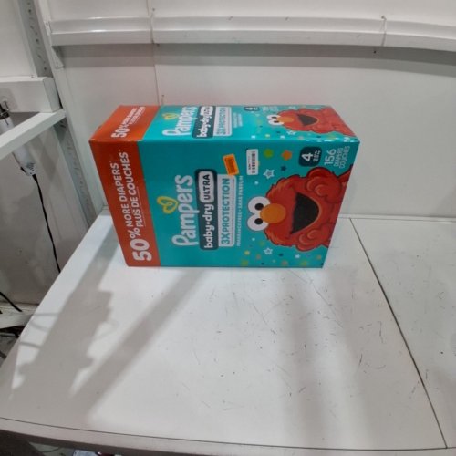 156PK PAMPERS BABY DRY ULTRA DIAPERS - SIZE 4 image 2