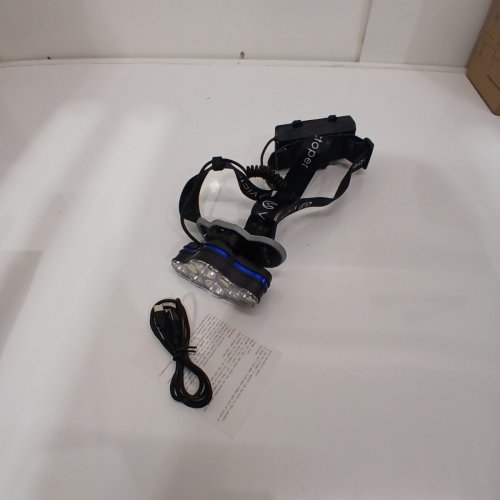 VICTOPER WATERPROOF SUPER BRIGHT RECHARGEABLE HEAD LIGHT - 18000 LM - GREY BAND (MODEL: V8000) image 3