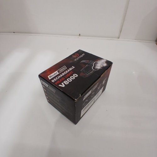 VICTOPER WATERPROOF SUPER BRIGHT RECHARGEABLE HEAD LIGHT - 18000 LM - GREY BAND (MODEL: V8000) image 4