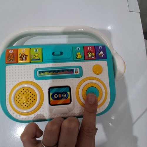 JIALEGU TOYS RETRO MUSIC BOX TOY - 8"- BLUE image 2