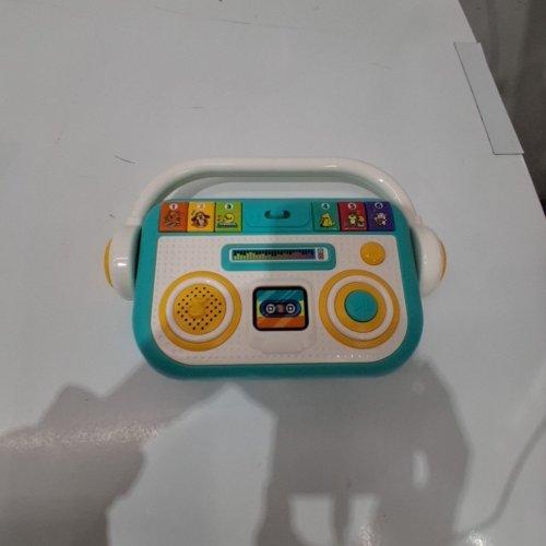 JIALEGU TOYS RETRO MUSIC BOX TOY - 8"- BLUE image 3