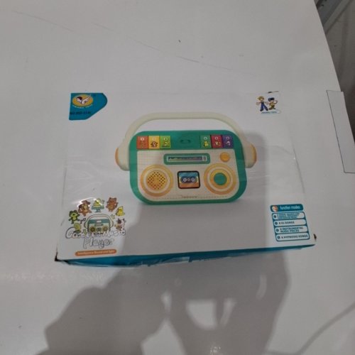 JIALEGU TOYS RETRO MUSIC BOX TOY - 8"- BLUE image 4