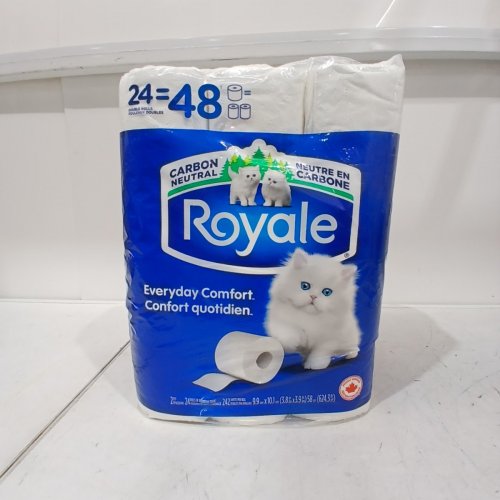24PK ROYALE DOUBLE ROLL TOILET PAPER - 2PLY image 2