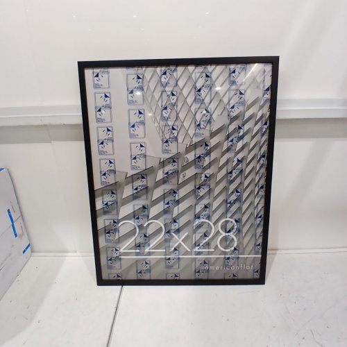 AMERICANFLAT POSTER FRAME WITH POLISHED PLEXIGLASS - 22" X 28" - BLACK image 2