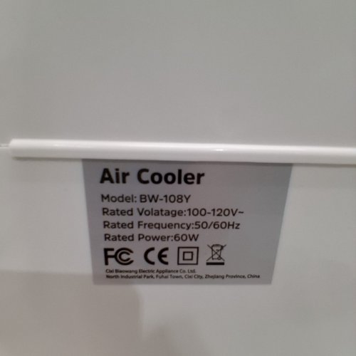 3-IN-1 EVAPORATIVE AIR COOLER WITH 4 MODES AND 3 SPEEDS - 8L - WHITE (MODEL: BW-108Y) image 9