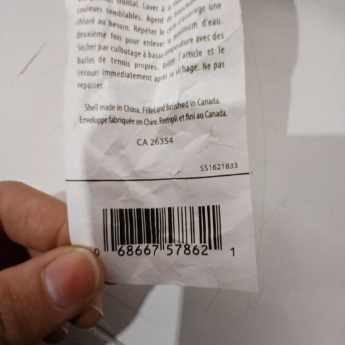 SERTA PERFECT SLEEPER PILLOW - STANDARD - WHITE (MODEL: SS1621833) image 2