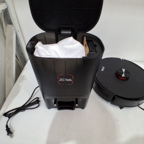 ZCWA ROBOT VACUUM AND MOP COMBO - 10000PA SUCTION - SELF-EMPTYING, LIDAR NAVIGATION - BLACK (MODEL: D15S MAX) image 7