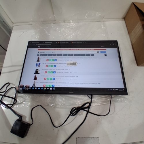SAMSUNG ESSENTIAL MONITOR S3 FHD MONITOR WITH 100 HZ REFRESH RATE, IPS PANEL, 5 MS, GAME MODE, SUPER SLIM DESIGN, TILT ADJUSTMENT - 24" - BLACK (MODEL: S24D304GAN) image 2