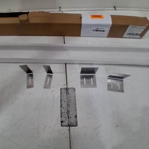KOZYLAND SLIDE-IN RANGE REAR STOVE GAP FILLER KIT - 30" - 34" - STAINLESS STEEL image 3