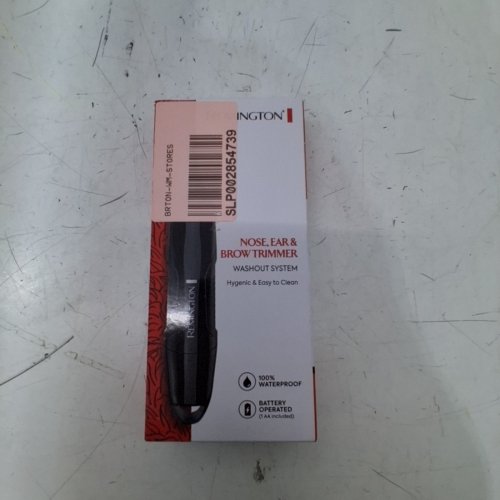 REMINGTON WATERPROOF NOSE/EAR/BROW TRIMMER WITH WETTECH AND COMFORT TRIM TECH - BLACK - (MODEL: NE3200) image 4