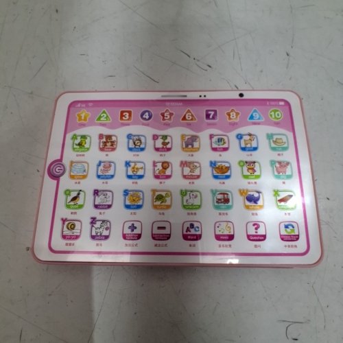 QOCOLHG KIDS ELECTRONIC LEARNING TOY PRETEND TABLET - PINK (MODEL: J6689-26) image 3